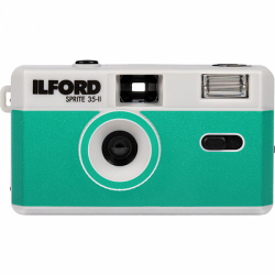 Ilford Sprite 35-II Film Camera Teal/Silver