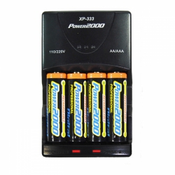 Power 2000 XP-333 NiMH Rapid AA and AAA Battery Charger