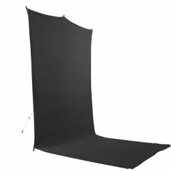 Savage Black Floor Extended Backdrop for Travel Kit