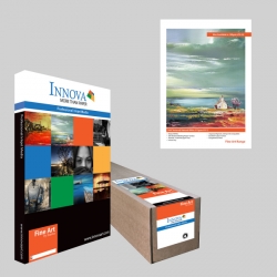 product Innova Soft Textured Natural White Inkjet Paper - 315gsm 60 in. x 50 ft. Roll