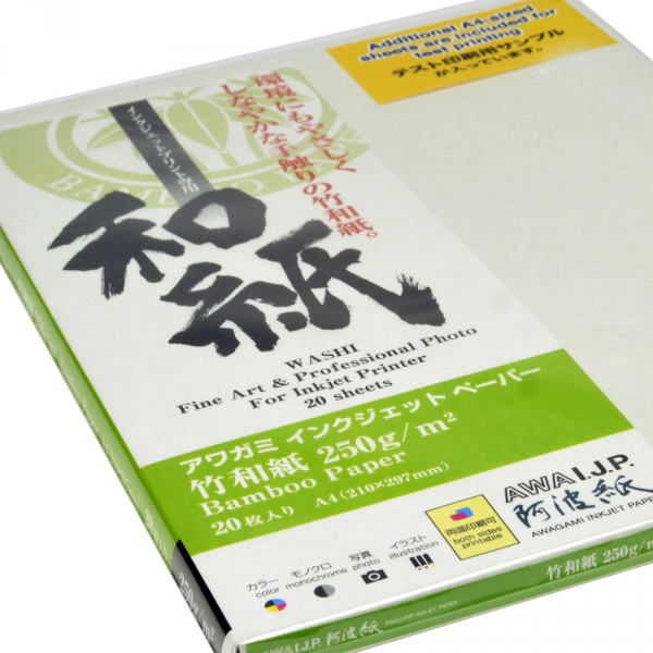 Awagami Bamboo 250gsm Fine Art Inkjet Paper A4/20 Sheets