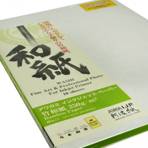 Awagami Bamboo 250gsm Fine Art Inkjet Paper A3+/10 Sheets