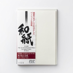 product Awagami Kozo Thick Natural Inkjet Paper - 110gsm A2/10 Sheets