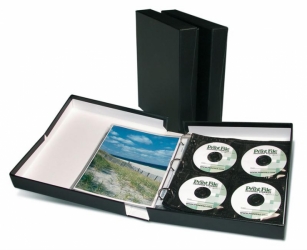 product Printfile Black Portfolio Box Binder - 1.5