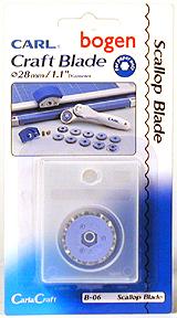 product Carl B Series Blade Scallop for Handheld Cutter/CC-10/RT-200
