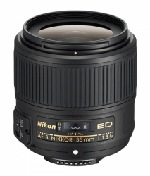 product Nikon AF-S Nikkor 35mm f/1.8G ED Lens (58mm Filter Size)