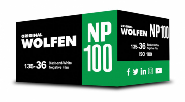 product Wolfen NP100 100 ISO 35mm x 36exp. Black and White Film