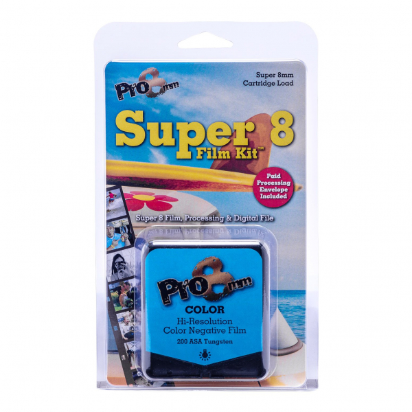 Pro8mm Super 8 Film Kit <br>Color ISO 200 (Tungsten Balanced)