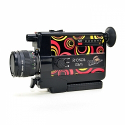 Rhonda CAM Super 8 Film Camera Retro Swirl 