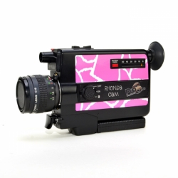 Rhonda CAM Super 8 Film Camera Pink Giraffe