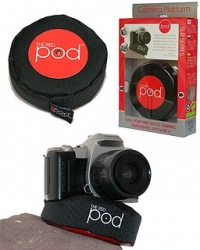 THE POD RED FOR COMPACT CAMERA W/ CTR TRIPOD MOUNT