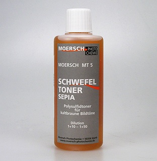 product Moersch MT5 Sepia Polysulfide Toner 100 ml