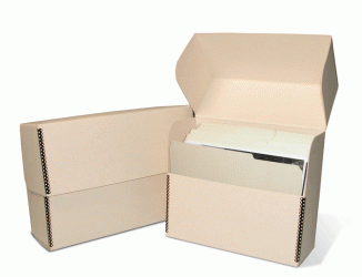 Printfile Tan FlipTop Box for 8x10 