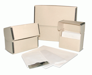 Printfile Tan FlipTop Box for 4x5