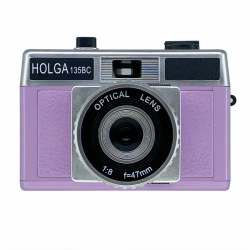 Holga 135BC 35mm Film Camera - Lilac and Silver