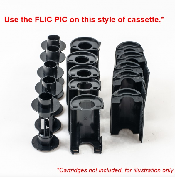 The Flic Pic tool for opening plastic 35mm cassettes