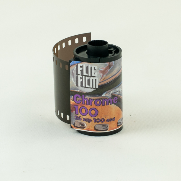 FLICFILM CHROME 100 35X36 E-6 COLOR POSITIVE SLIDE FILM