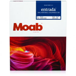 Moab Entrada Rag Natural Coldpress 300gsm Inkjet Paper 13x19/25 Sheets