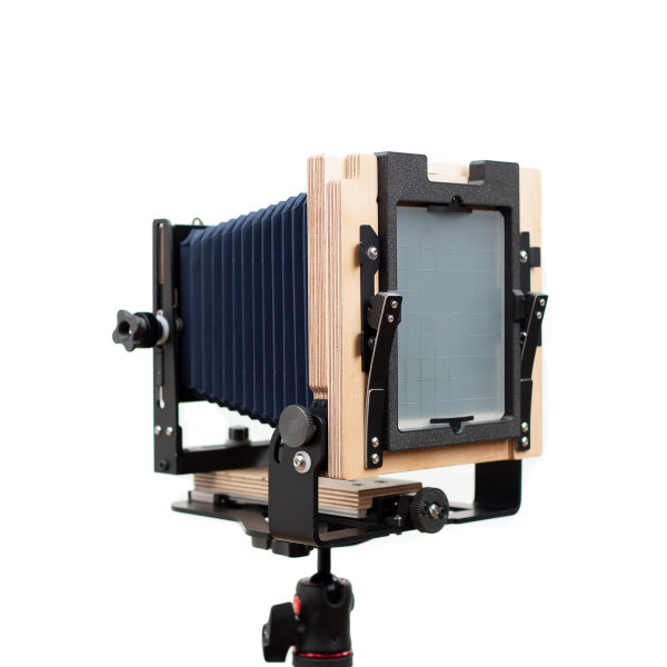 The Intrepid 4x5 Film Camera - Blue Bellows