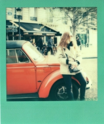 Impossible Instant Color Film with Colored Frames has 8 exposures per pack, each photo with an individually colored frame.