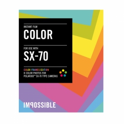 Impossible Instant Color Film with Colored Frames for SX-70 Type Cameras - 3.5x4.2