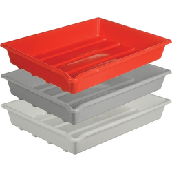 product Paterson Set of 3 Developing Trays - Accommodates 10x12 inch size prints - (White/Red/Grey)