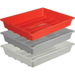 Paterson Set of 3 Developing Trays - Accommodates 16x20 inch size prints - (White/Red/Grey)