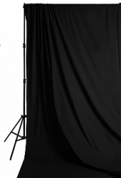 product Savage Accent Solid Muslin Background 10 foot by 12 foot Black