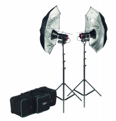 product Smith Victor CooLED50K - 1000W LED 2 Light Studio Kit