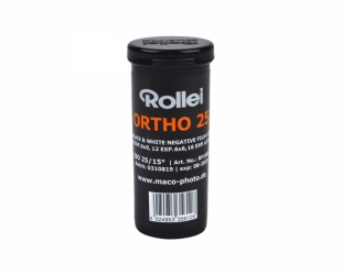 Rollei Ortho 25 ISO 120 Size