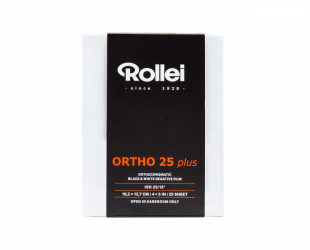 product Rollei Ortho Plus 25 ISO - 4x5/25 Sheets