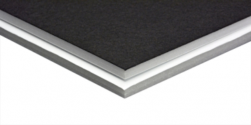 product Freestyle Foam Board Black, White - 40 in. x 60 in. x 3/16 in., 25 Sheet Pack