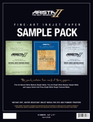 product Arista-II Fine Art Inkjet Paper Sample Pack - 8.5x11/12 Sheets