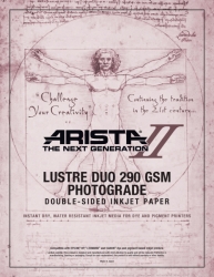 product Arista-II RC Lustre Duo Photograde Inkjet Paper - 290gsm 11x14/20 Sheets 