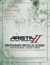 product Arista-II Metallic Glossy Inkjet Paper - 252gsm 24 in. x 10 ft Roll