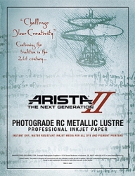 Arista-II RC Photograde Metallic Inkjet Paper 13x19/20 sheets - Metallic Lustre