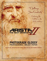 product Arista-II RC Glossy Inkjet Paper - 252gsm 10 in. x 100 ft. Roll