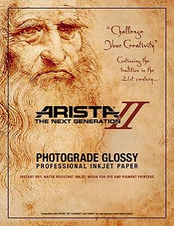 Arista-II Photograde Instant Dry Inkjet Paper 17 inch x 50 ft. Roll - Glossy