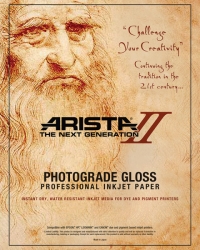 Arista-II RC Glossy Inkjet Paper - 252gsm 24 in. x 10 ft. Roll