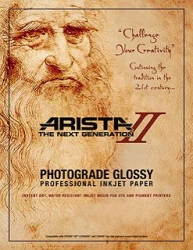 product Arista-II RC Glossy Inkjet Paper - 252gsm 8x10/100 Sheets