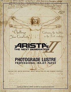 Arista-II RC Lustre Inkjet Paper - 252gsm 11X14/50 Sheets