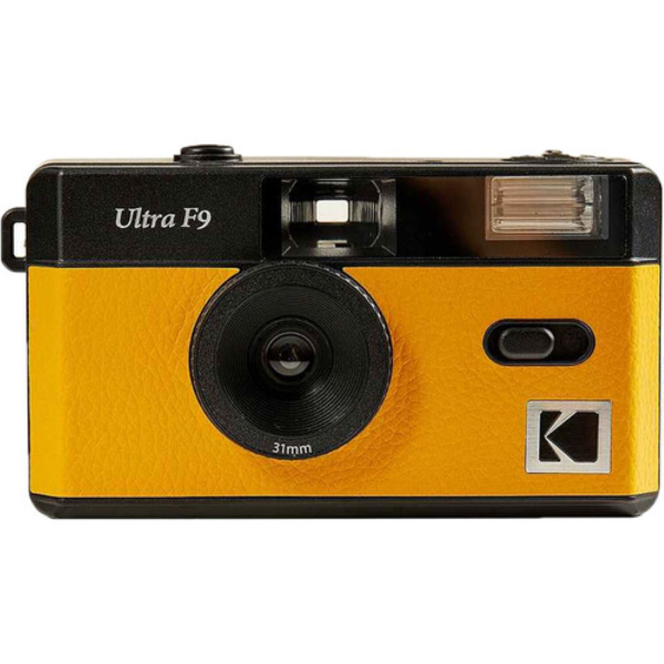 Kodak Ultra F9 35mm Film Camera with Flash - Yellow / Black