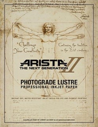 Arista-II Photograde Instant Dry Inkjet Paper 8.5x11/250 sheets - Lustre