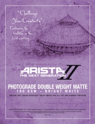Arista-II Double Weight Fine Art 180gsm Inkjet Paper 16x20/50 Sheets