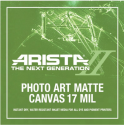 product Arista-II Photo Art Canvas Matte - 8.5x11/20