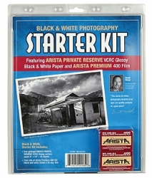 Arista Student Starter Kit VC RC Glossy 8x10/25 + 2 rolls Arista Premium 400 35mm x 36 exp.