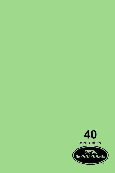 Savage Seamless Background Paper Mint Green