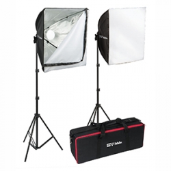 Smith-Victor Bellabox 1000 Kit - 2 Lights/Stands/Soft boxes with Bag