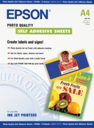 product Epson Photo Quality Self Adhesive Sheets A4/10 Sheets 
