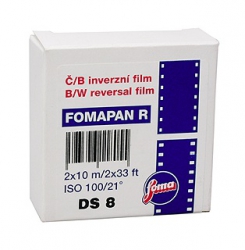 product Foma Fomapan R100 BW Reversal Film DS8 -Double Super 8 - 10 meters